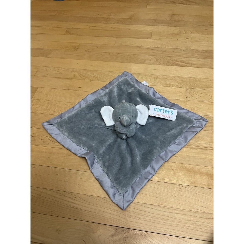 Carters Plush Elephant Security Blanket Lovey NEW